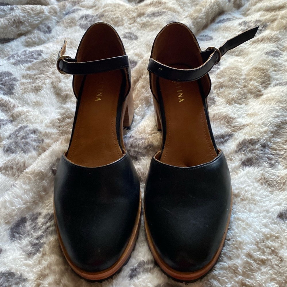 Portland Leather Patina block heel mary Jane’s